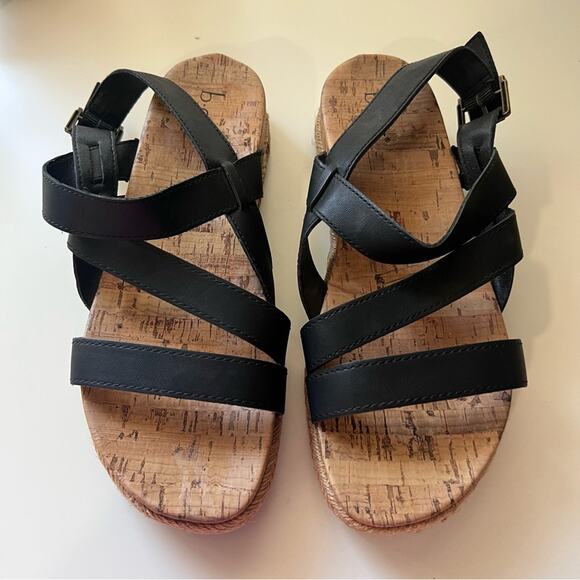 boc Shoes - B.o.c Black Strappy Sandals